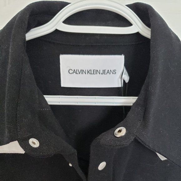 Calvin Klein Denim Shirt Jacket - Picture 2 of 5